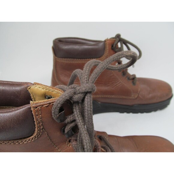 Birkenstock Footprints Mens Brown Leather Lace Up Ankle Boots Size US 8.5 EU 42 - Picture 14 of 16